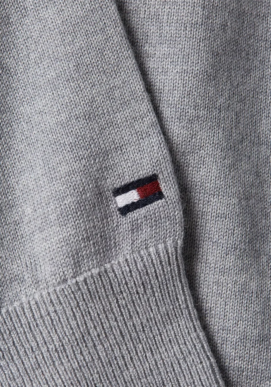 Свитер TOMMY HILFIGER серого цвета — фото 3