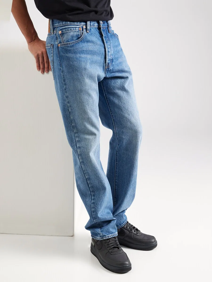 Джинсы LEVI'S Regular '501 Levi's' синего цвета — фото 2