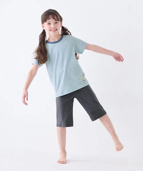 Детская пижама с коротким рукавом хлопковая GITA, Saks Blue