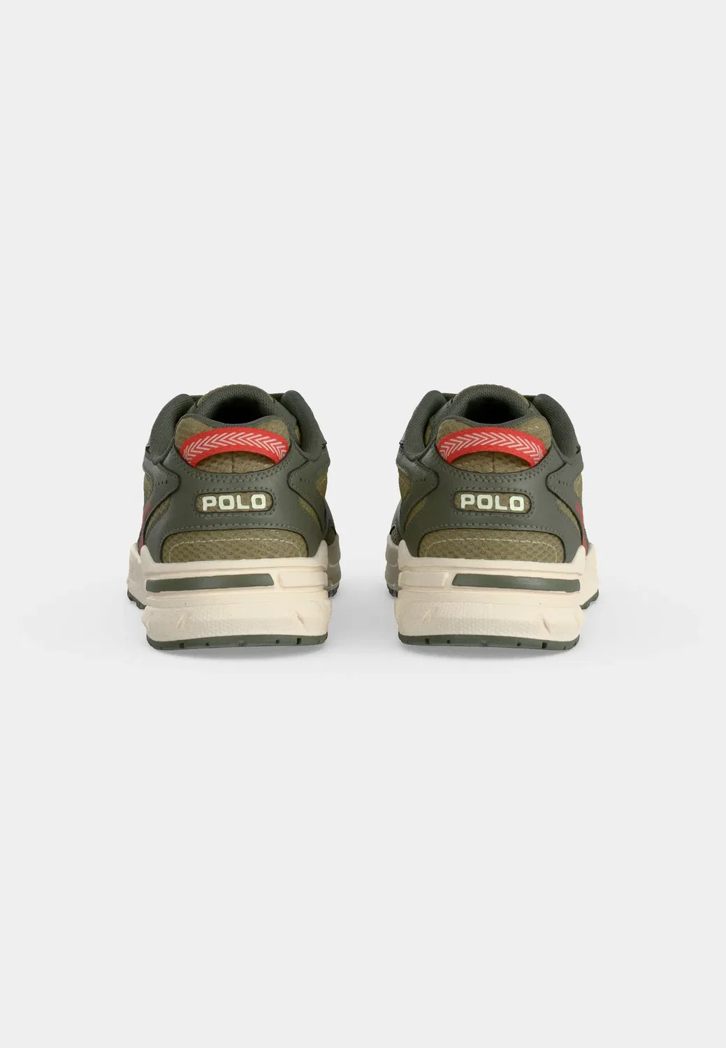 Кроссовки Trackster 275 Polo Ralph Lauren, Camel/Cruise Olive Smooth/Red/ Orange — фото 4
