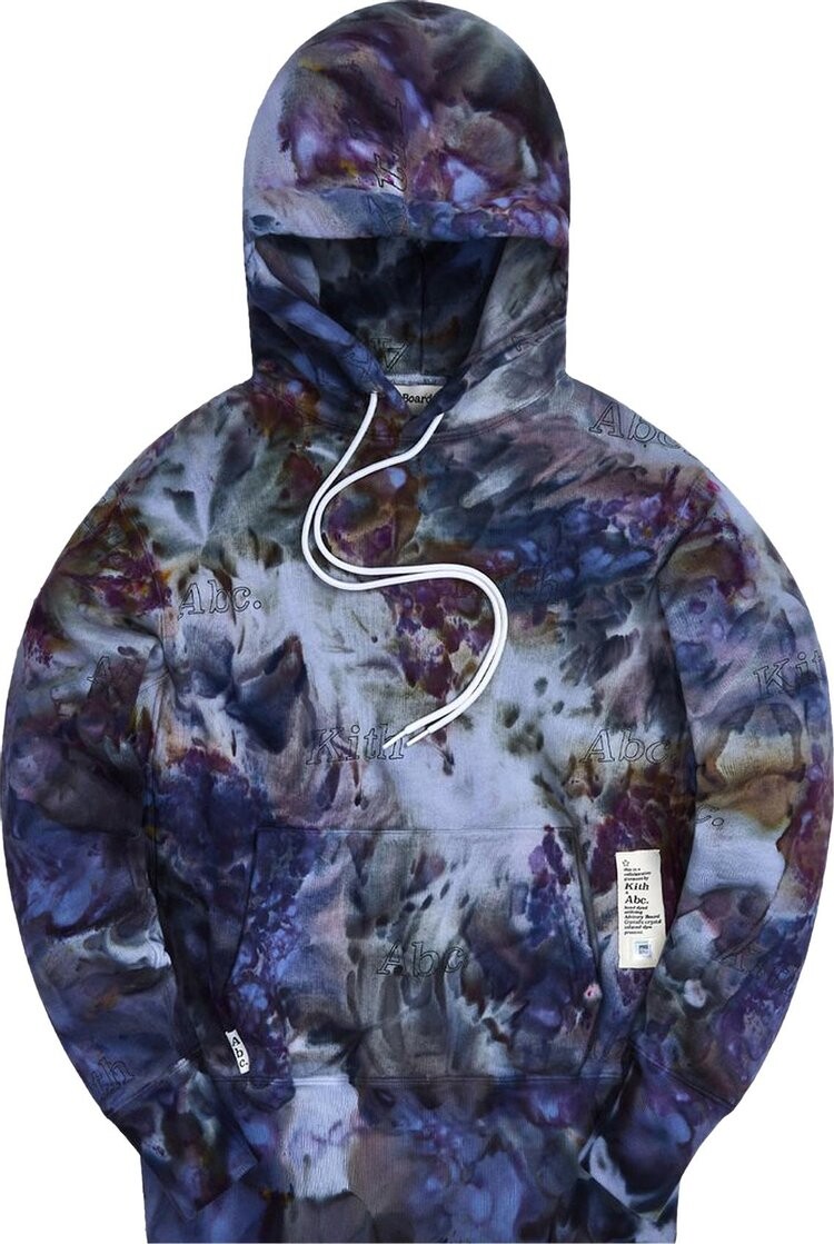 

Худи Kith For Advisory Board Crystals Hoodie 'Storm Dye', синий