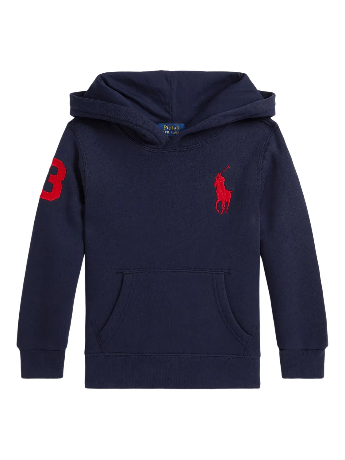 Теплая толстовка Big Pony Polo Ralph Lauren, темно-синий