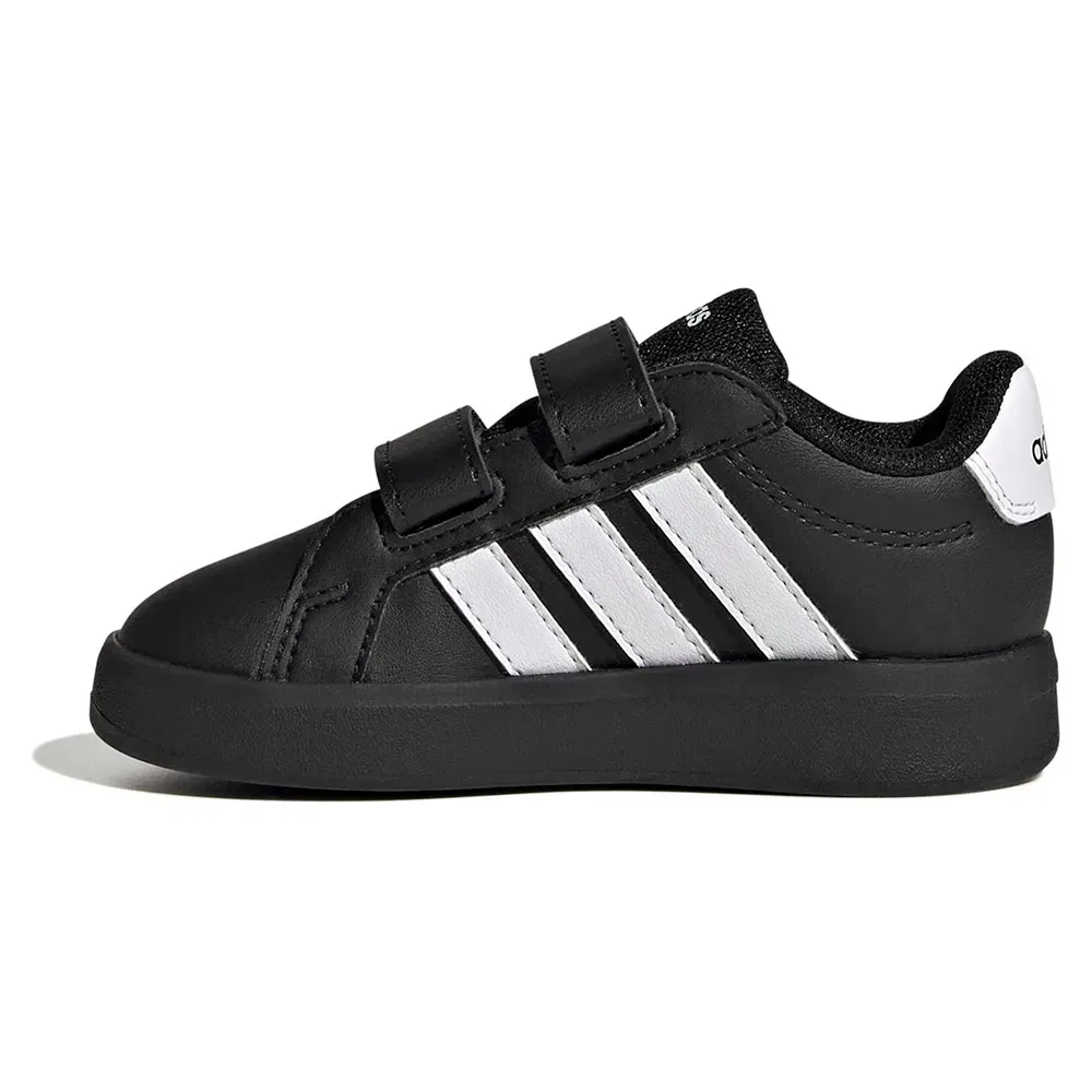 Кроссовки Adidas Grand Court 30 для малышей, черный — фото 3