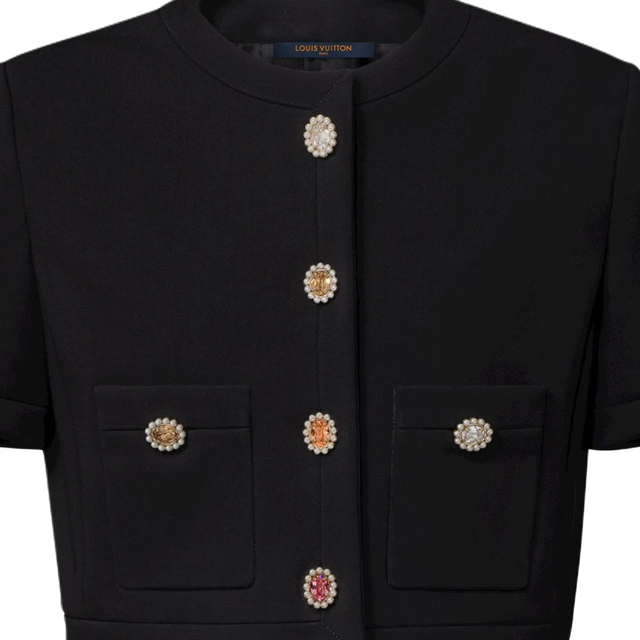 Женская куртка Crew Neck LOUIS VUITTON, Черный — фото 3
