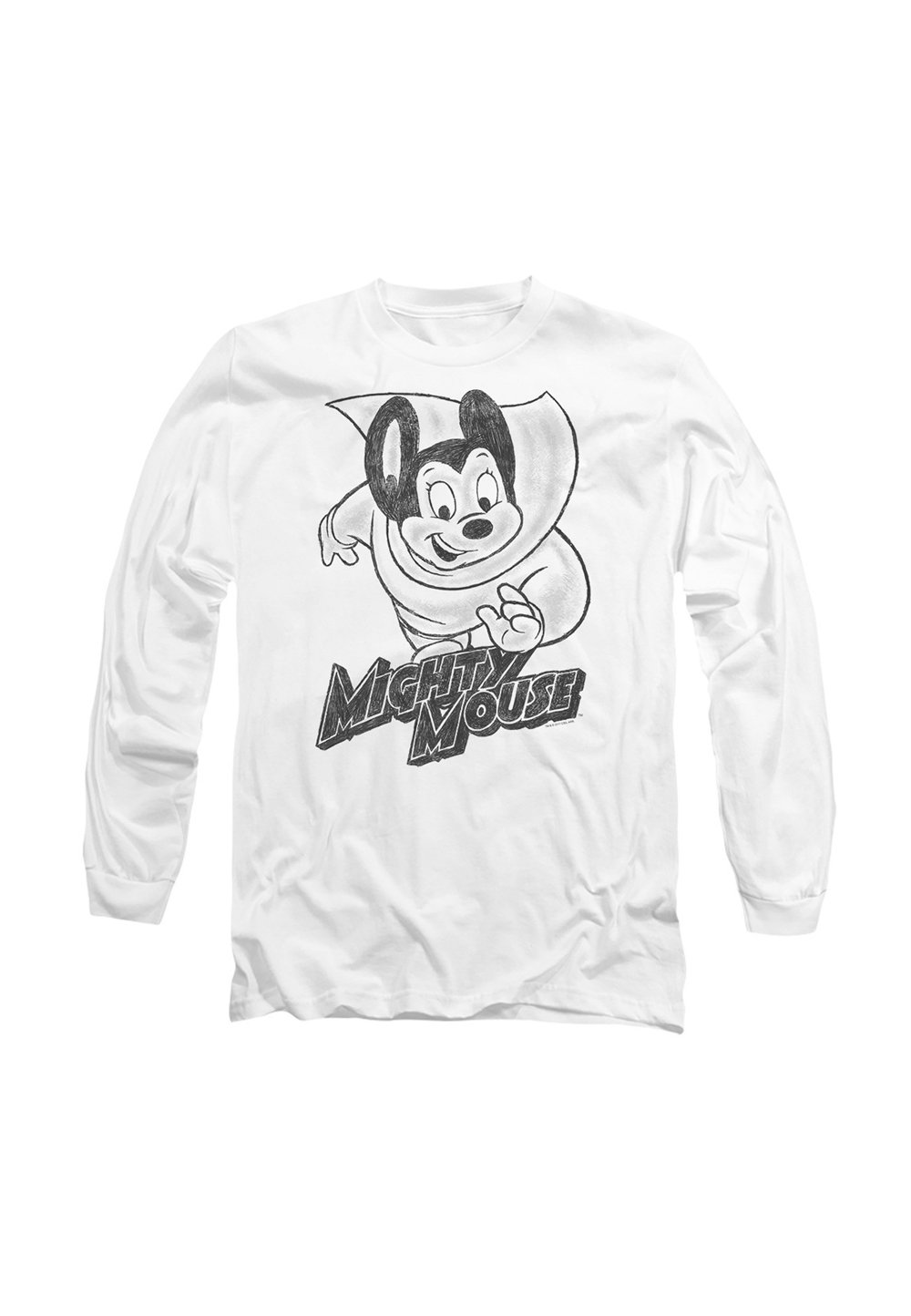 

Топ с длинными рукавами MIGHTY MOUSE MIGHTY SKETCH Cotton Soul, белый
