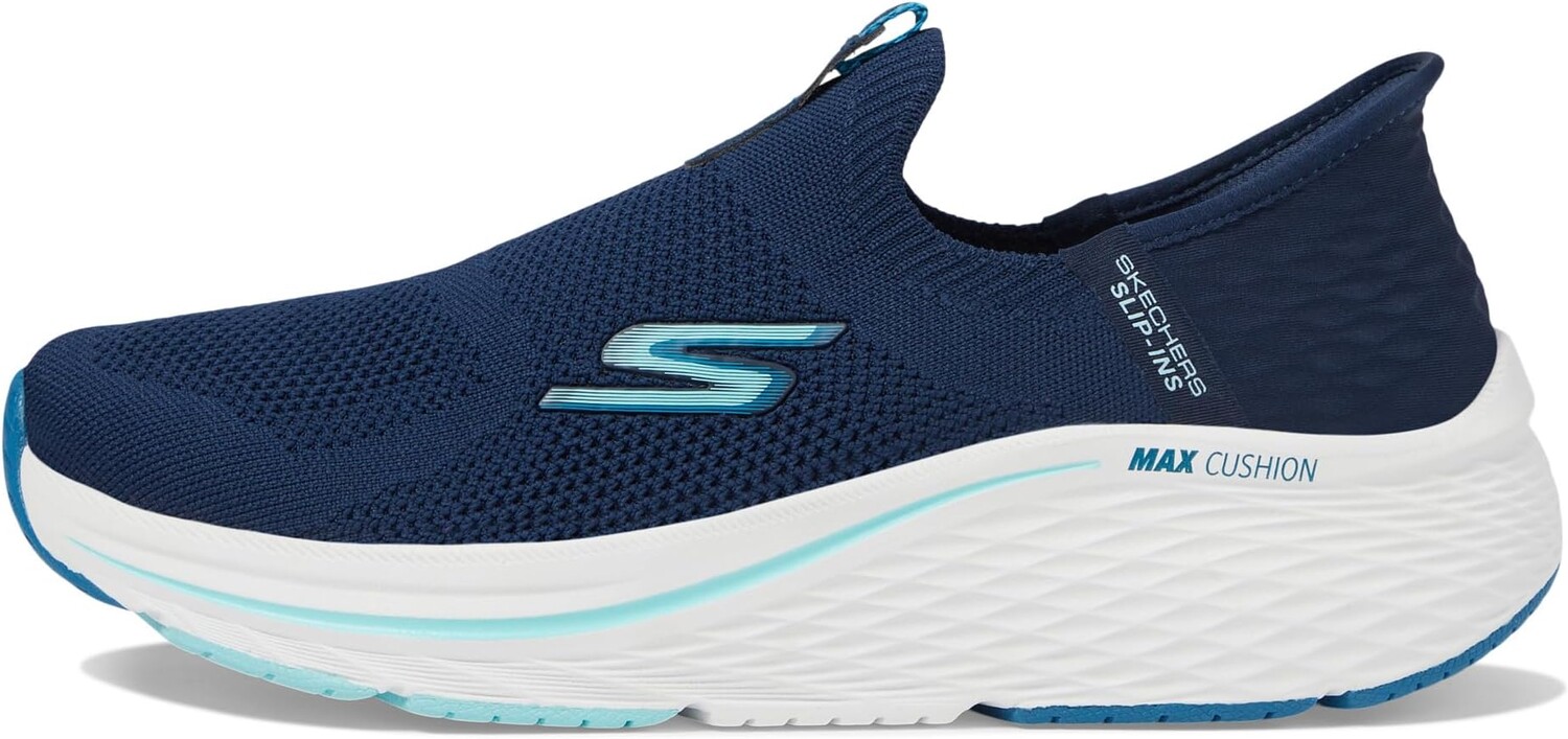 Кроссовки Max Cushioning Elite 2.0 Eternal Hands Free Slip-Ins SKECHERS, цвет Navy/Blue — фото 4