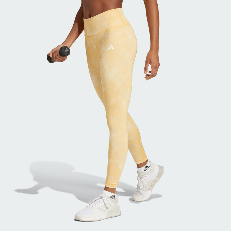 

Спортивные леггинсы Adidas, цвет beige/gelb