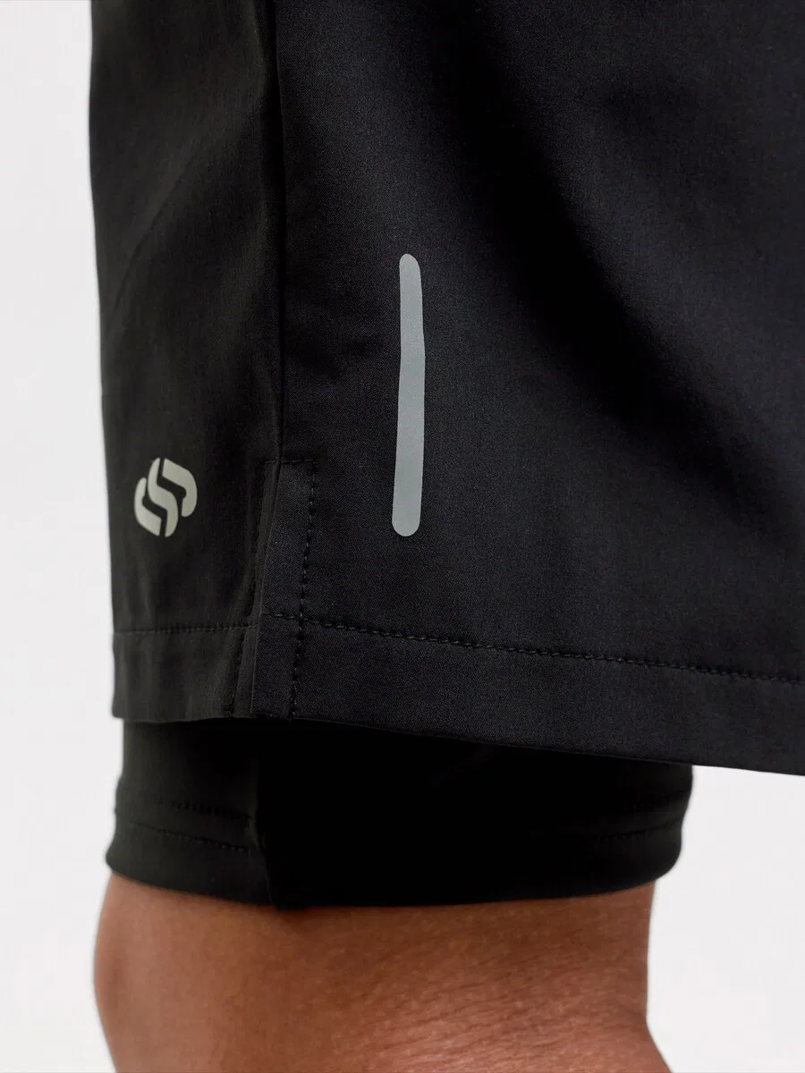 Детские шорты Jack & Jones Junior Regular Pants 'JJSFLUX' черного цвета — фото 3