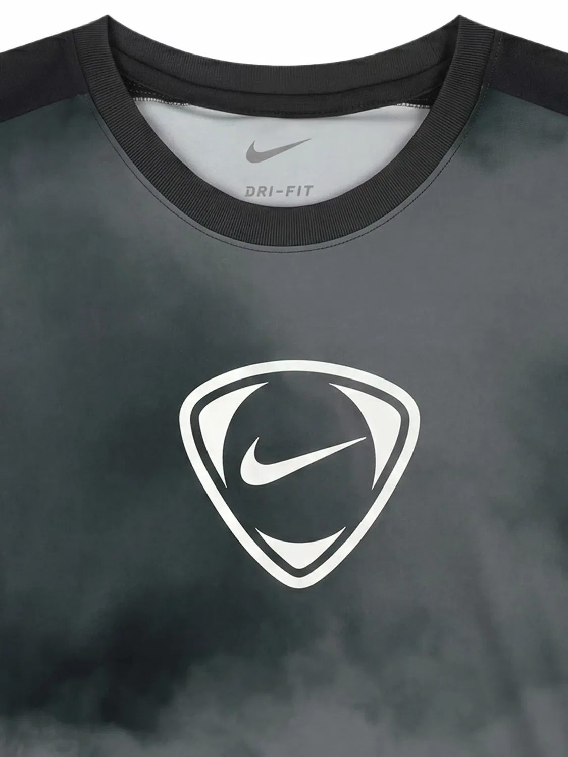 Футболка с логотипом Nike Kids, серый — фото 3