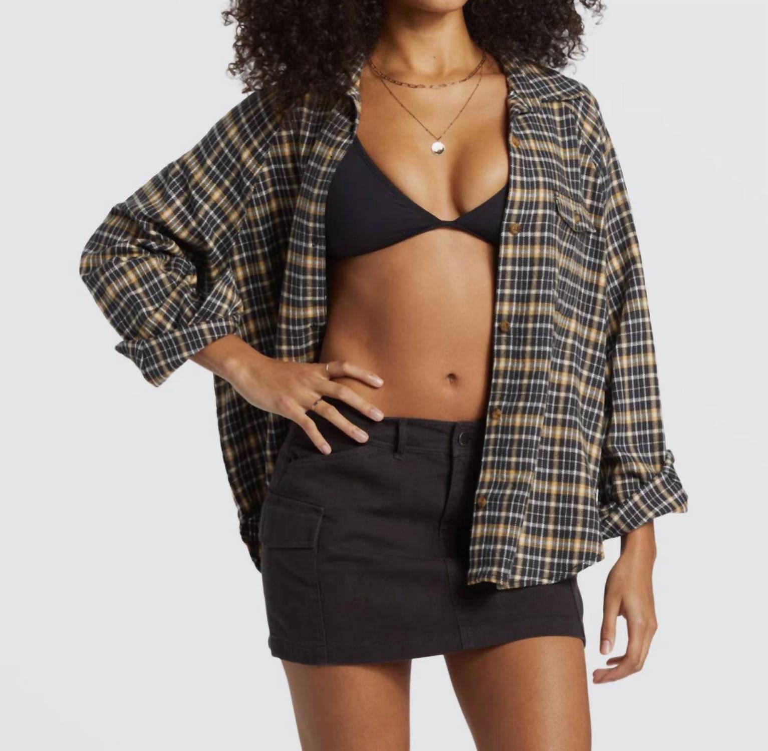 

Лучшее время Топ в конопляном Billabong, цвет hemp