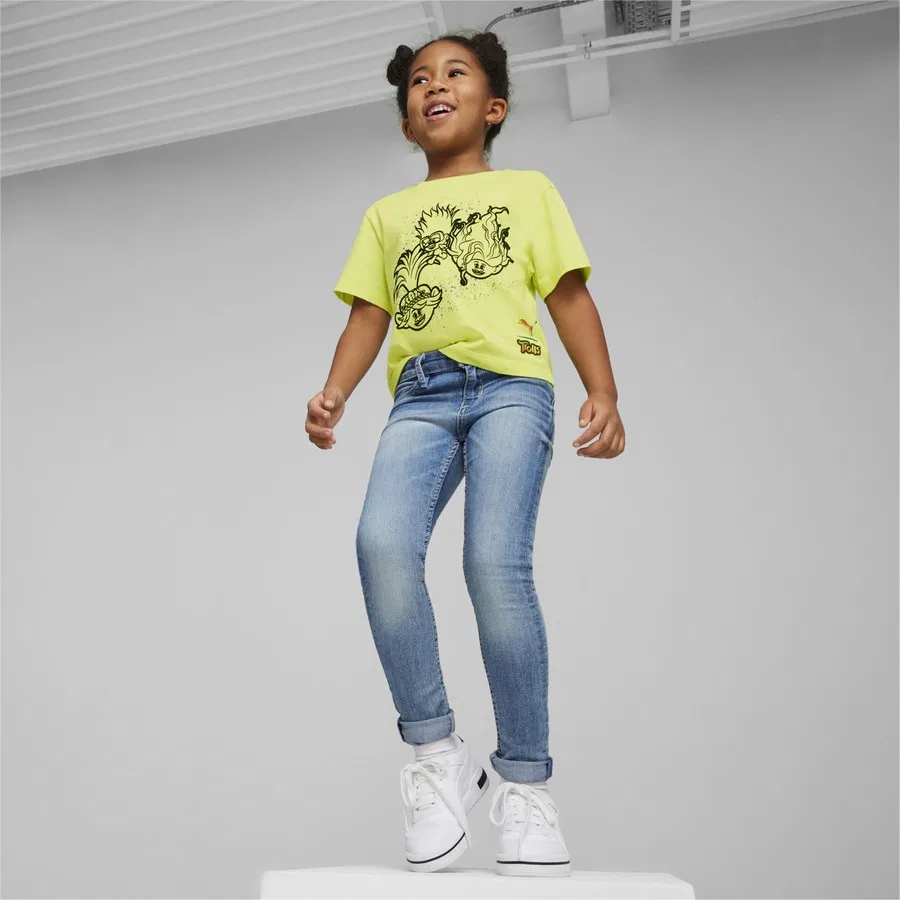 Футболка с графическим принтом Puma X Trolls Graphic Puma, Фиолетовый — фото 4
