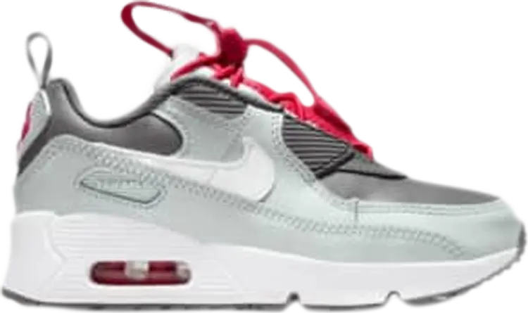 

Кроссовки Nike Air Max 90 Toggle PS 'Flat Pewter White', серый