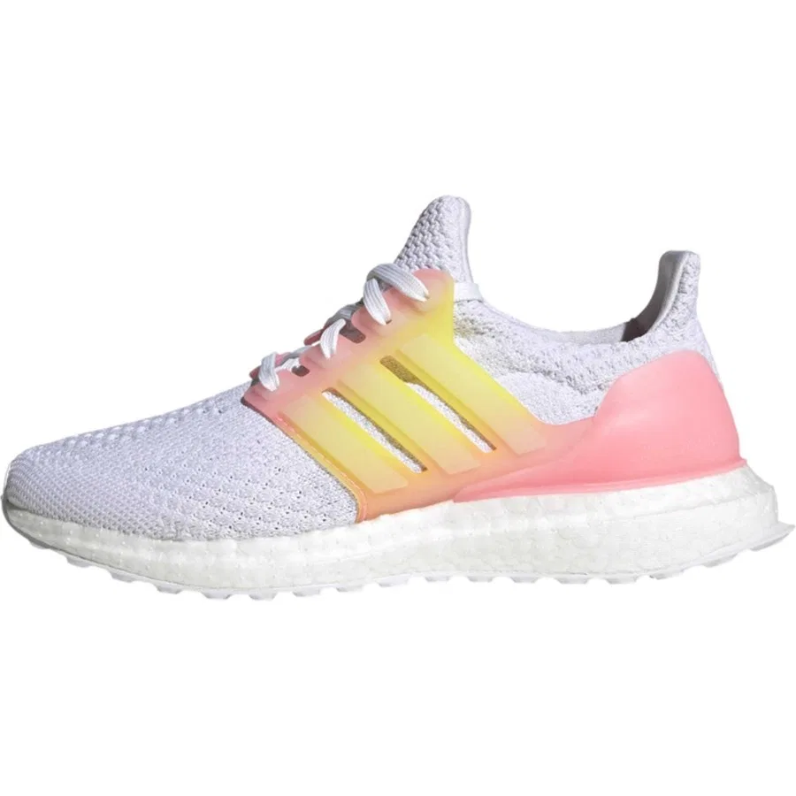 Кроссовки с верхом Primeknit Ultraboost 5.0 DNA adidas, Бело-розовый — фото 3