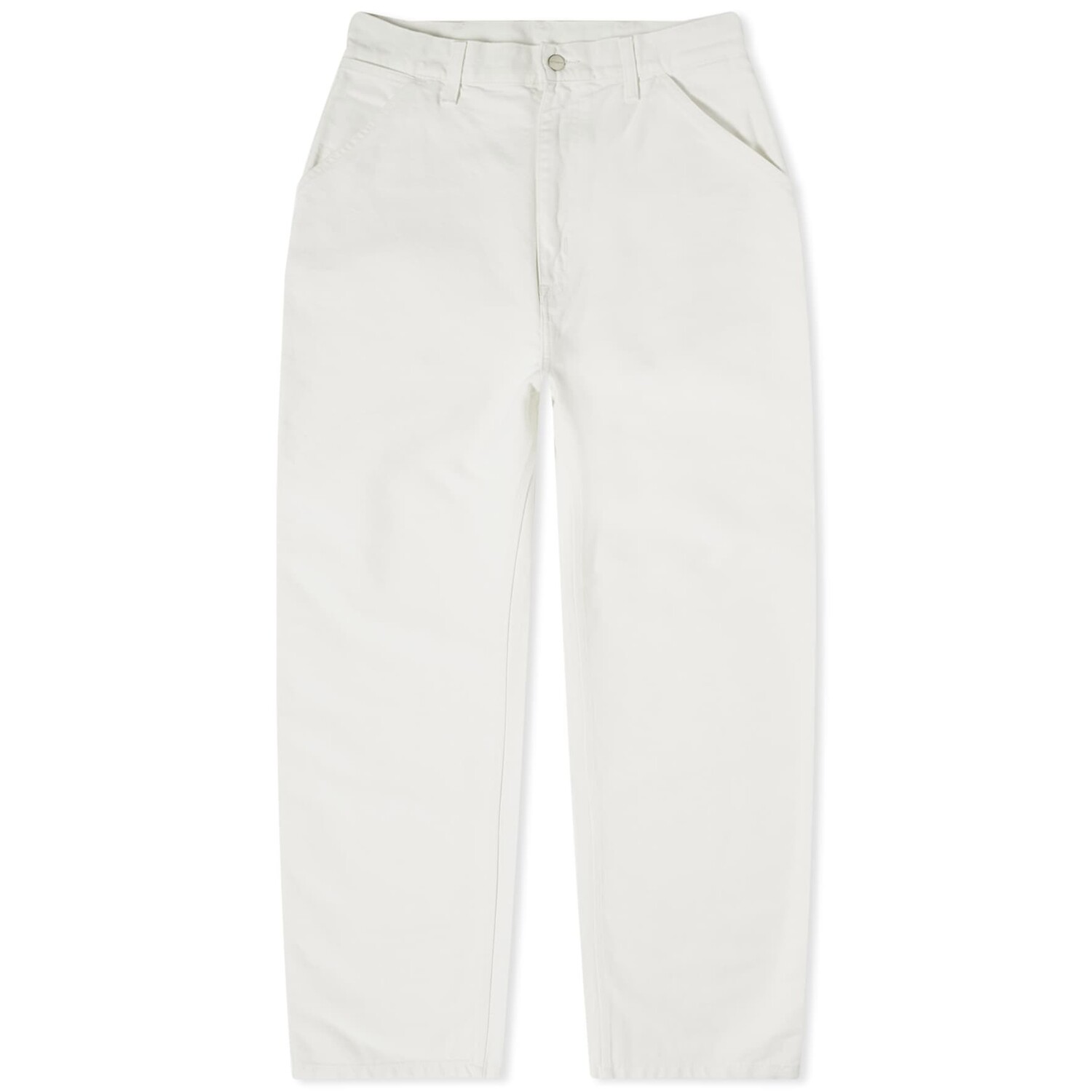 

Брюки Carhartt Wip Canvas Simple, серовато-белый