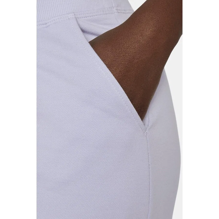 Женские спортивные брюки Nike Yoga Luxe 7/8 Fleece Soft Pants, Фиолетовый — фото 3