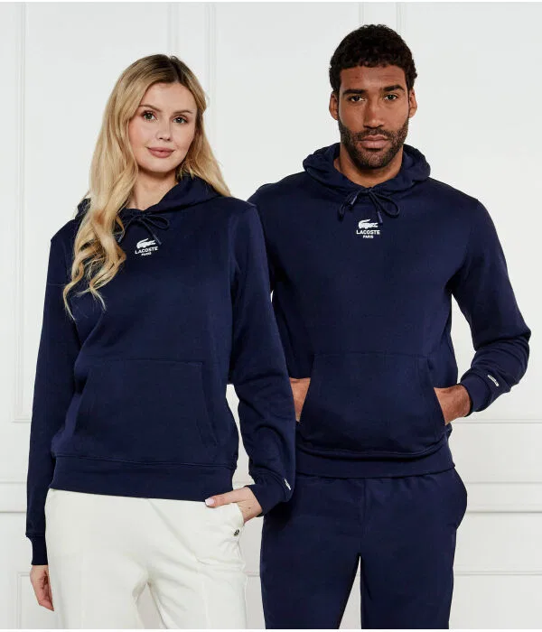 Худи Lacoste Blu Marino с капюшоном