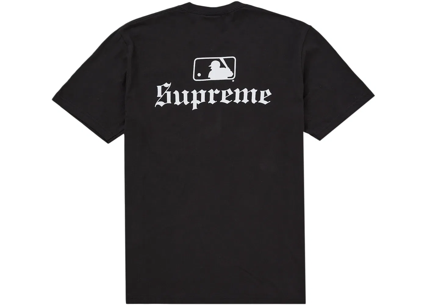 Мужская футболка с принтом Supreme MLB Teams Sox Tee Black — фото 2