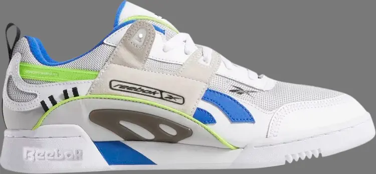 

Кроссовки workout plus ati 90s 'white neon lime' Reebok, белый