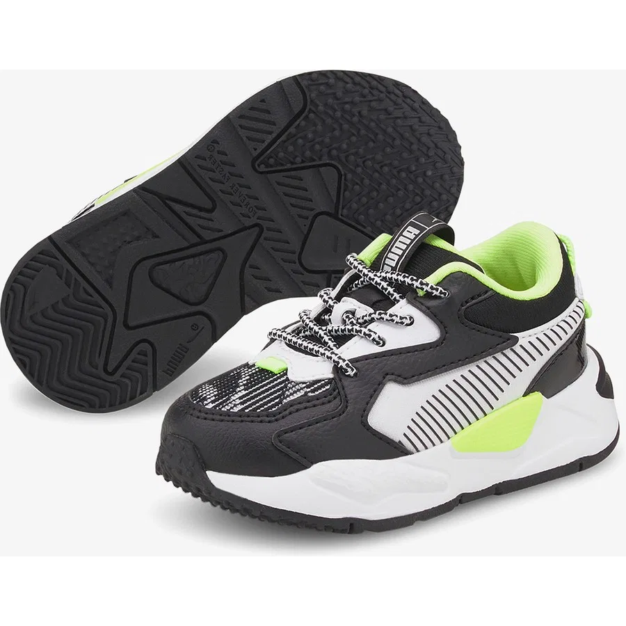 Детские кроссовки с принтом Rs-Z Visual Effects Puma, Черный — фото 2