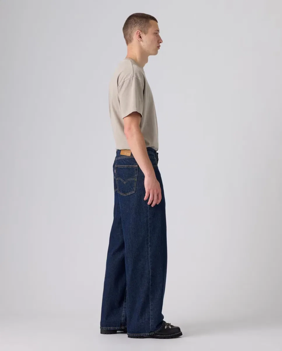 Мужское свободные джинсы, Vaquero Baggy Wide Leg, Levi's, Azul índigo — фото 4