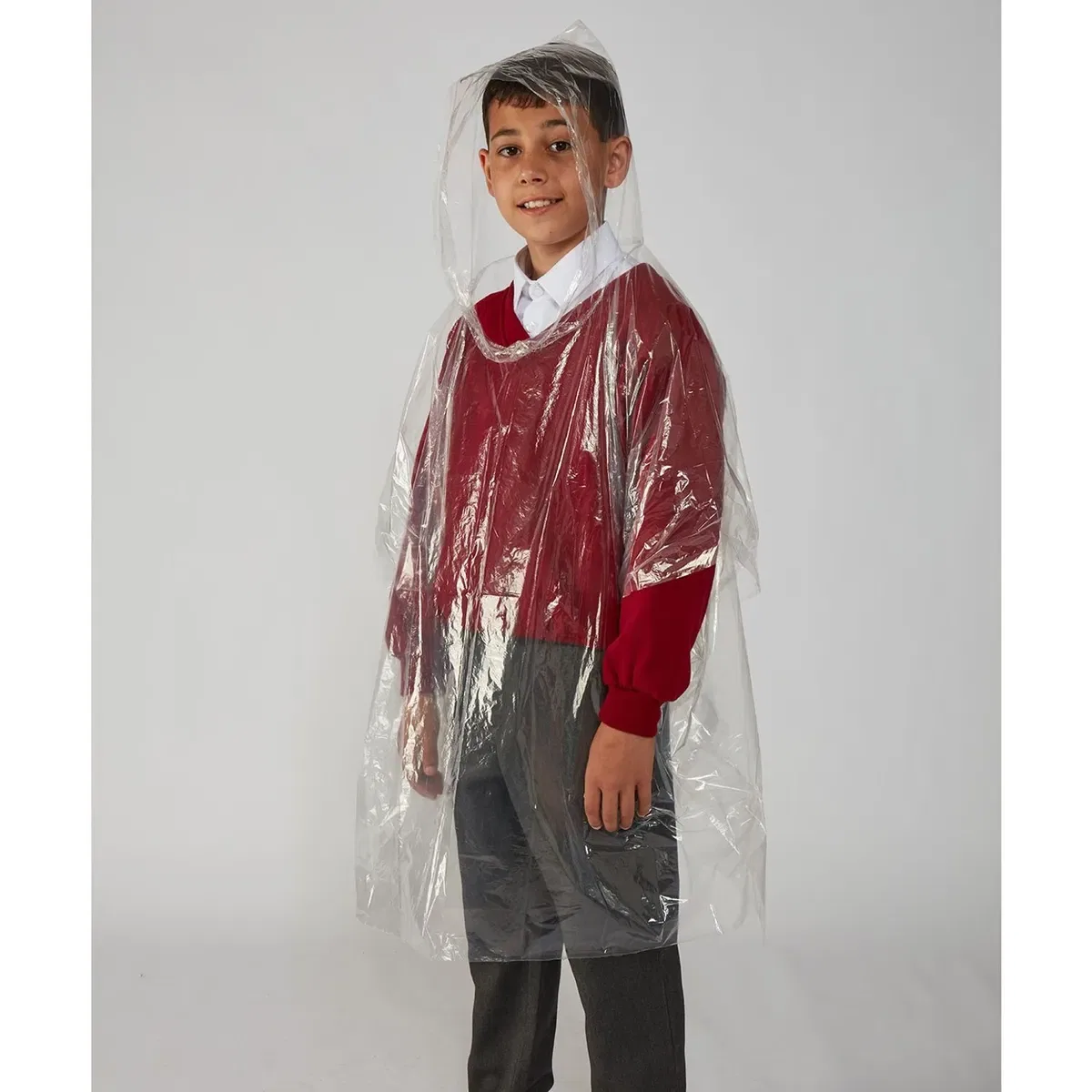 Дождевик с капюшоном Universal Textiles, Clear
