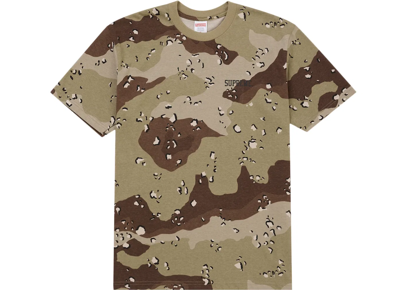 Мужская футболка с принтом Supreme, Chocolate Chip Camo — фото 2