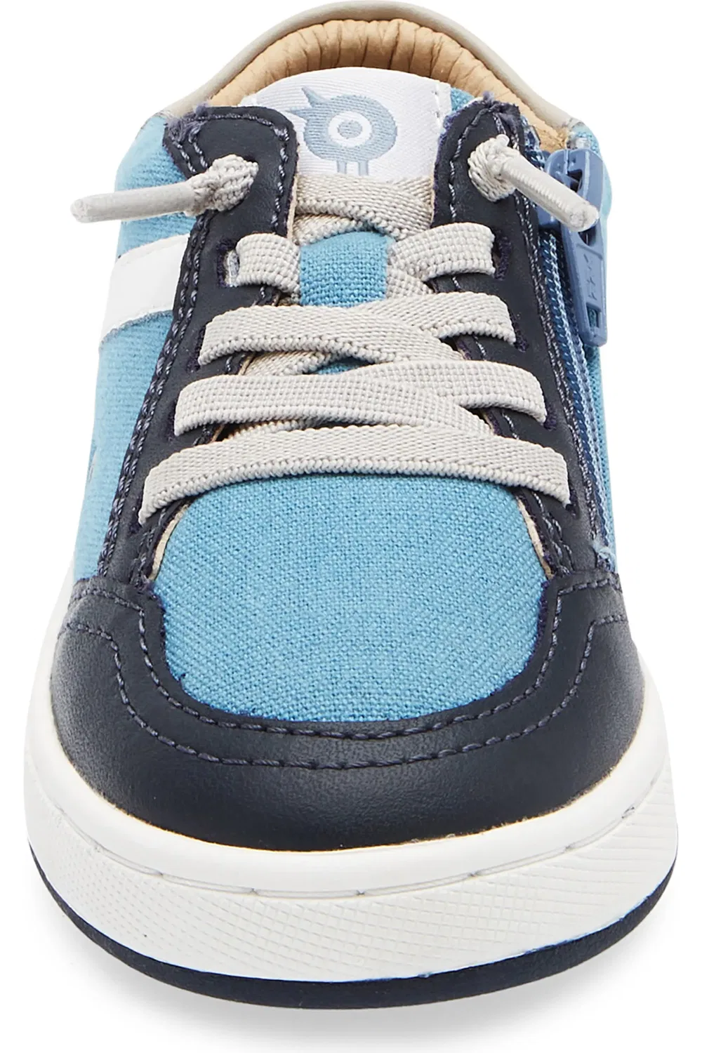 Детские кроссовки на молнии Jet OLD SOLES, Light Denim Canvas/Navy — фото 4