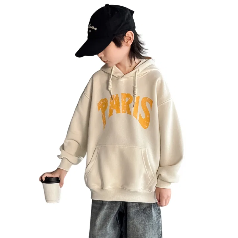 Детское худи для подростков уличного стиля Lanza, Beige