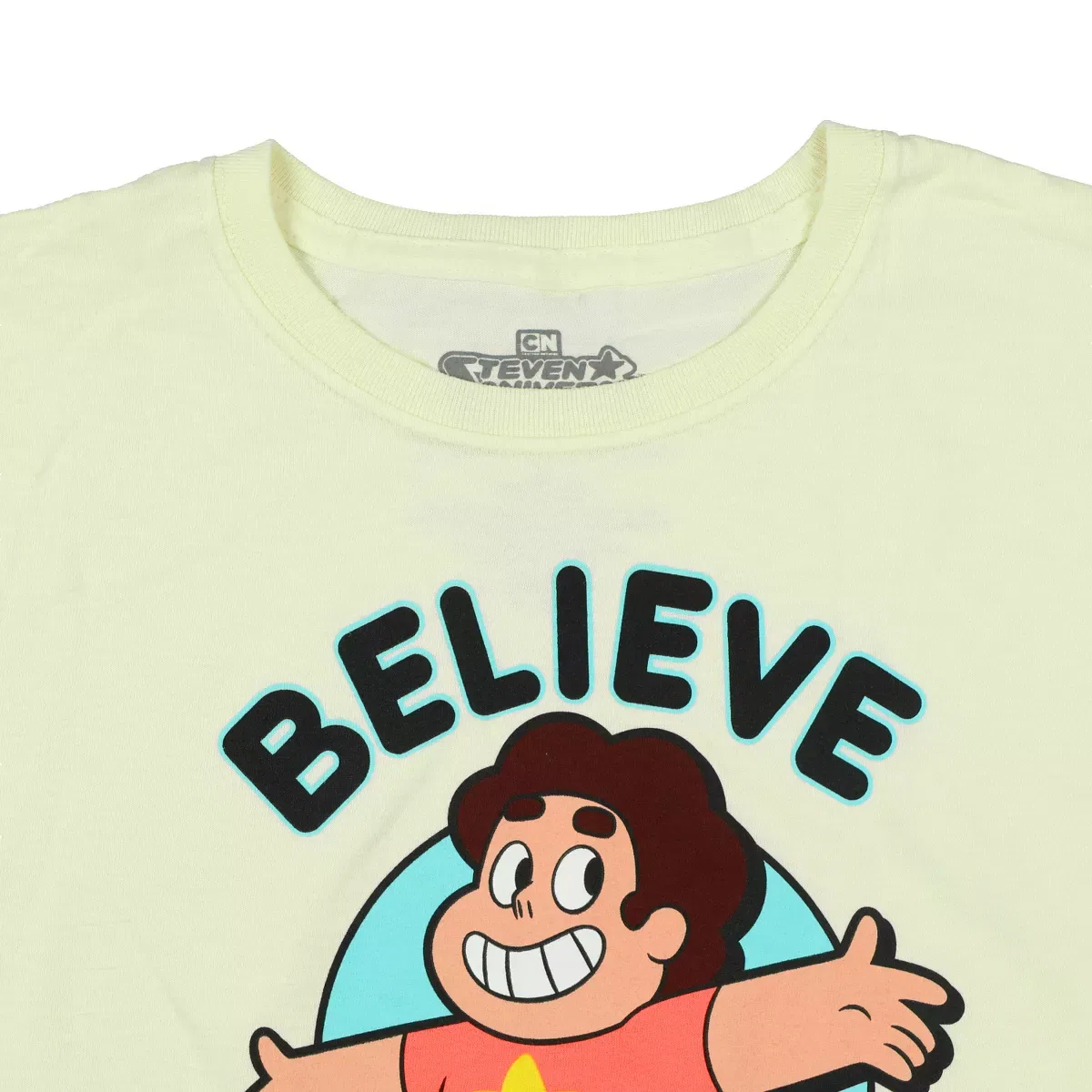 Детская футболка с принтом Believe In Steven Seven Times Six, Beige — фото 3