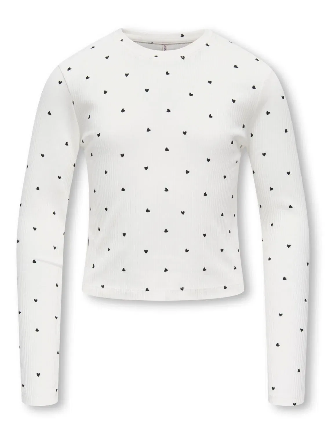Лонгслив Slim Fit Kogbella Mini Bio Kids Only, белый