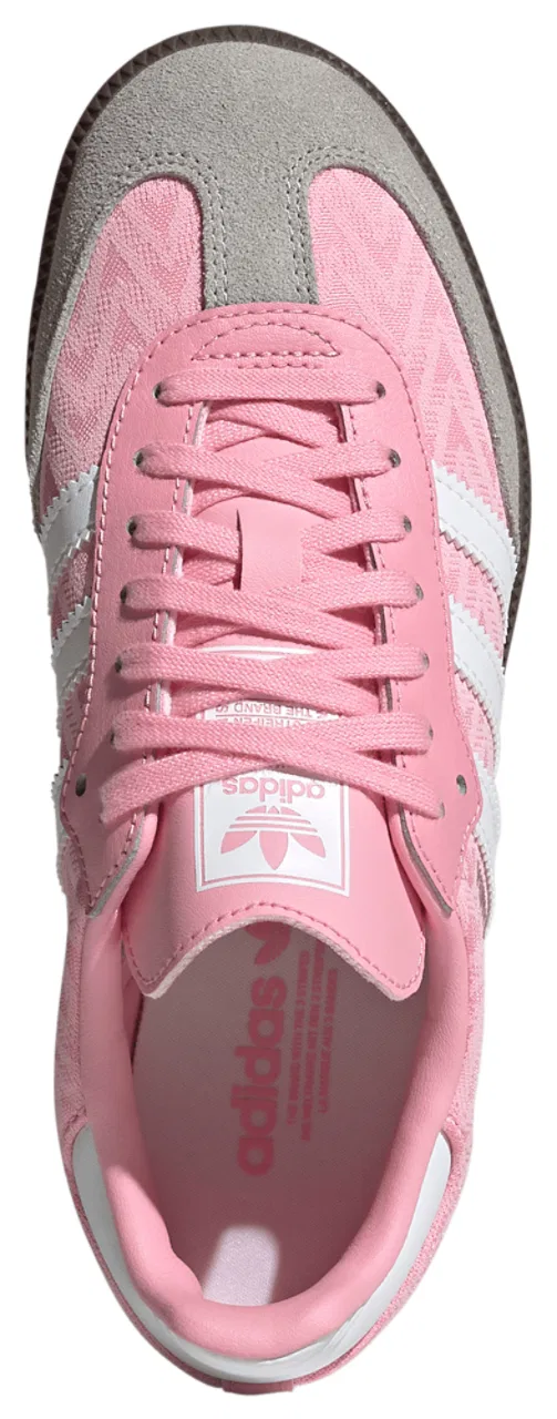 Кроссовки для девочек Samba Adidas, цвет Ftwr White/Light Pink/Gum — фото 4