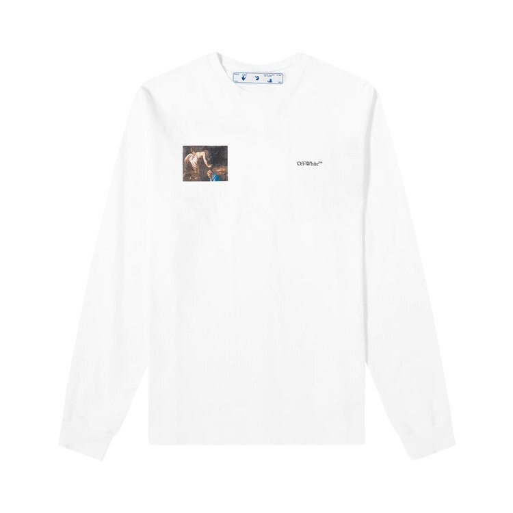 

Лонгслив Off-White Caravaggio Angel Long-Sleeve Tee 'White/Black', белый