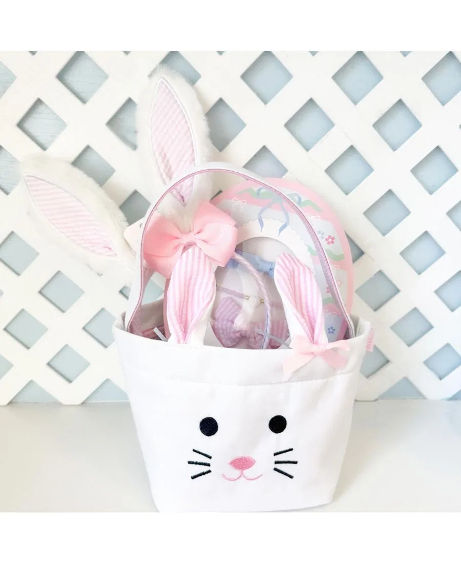 Комплект аксессуаров для девочек с бантами и браслетом, модель Easter Egg Bits & Bows, Pink — фото 2