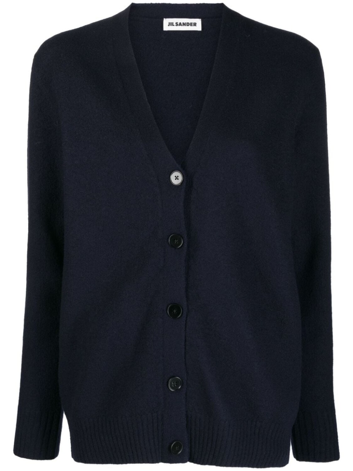 

Jil Sander шерстяной кардиган с V-образным вырезом, синий