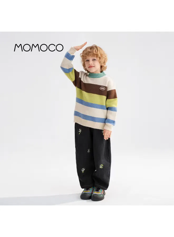 Штаны джинсовые деним для мальчиков Momoco, синий — фото 4