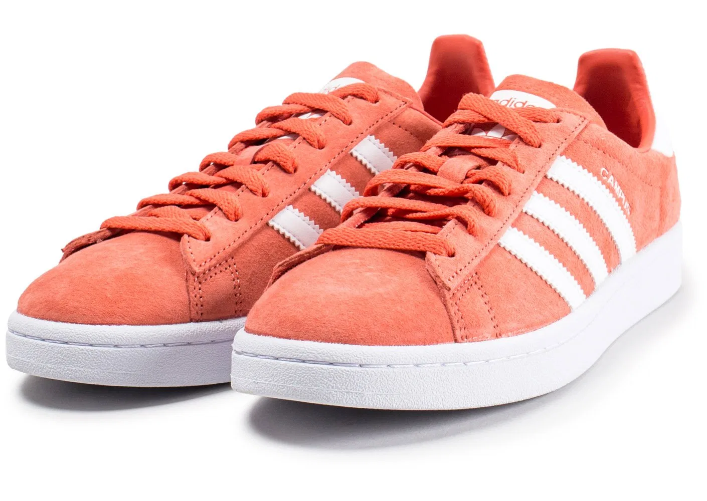 Детские кроссовки для мальчиков замшевые Campus Adidas, Orange Esctra Ftwbla Ftwbla — фото 3