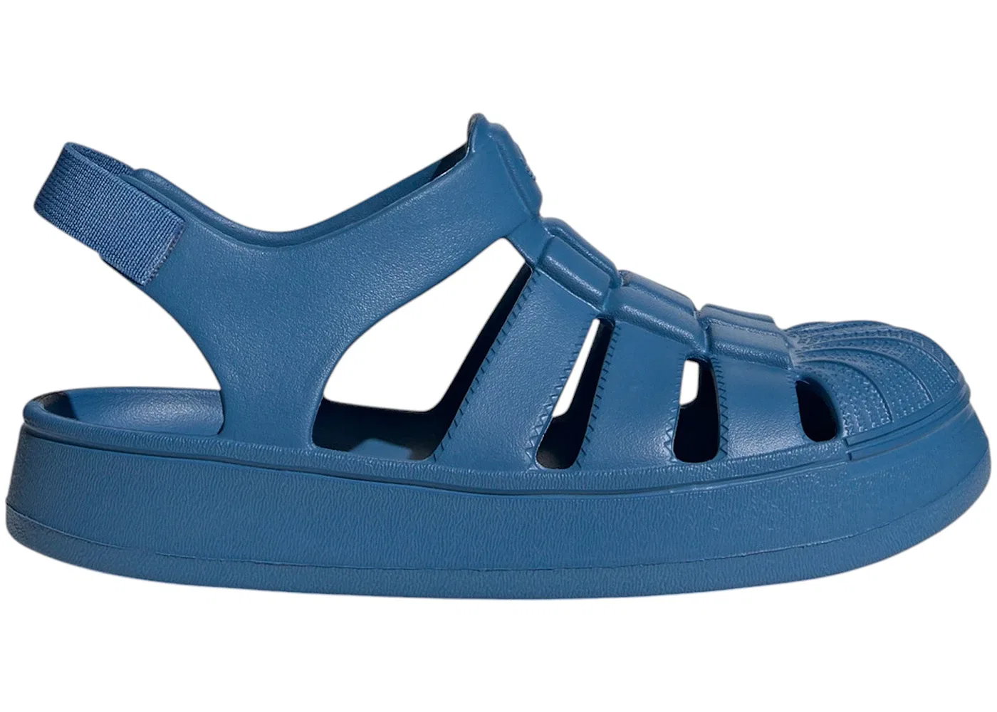 Детские шлепанцы Adidas Superstar Sandals, Focus Blue/Focus Blue/Focus Blue