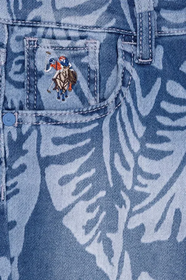 Детские шорты для мальчиков длинные U.S. Polo Assn., Blue — фото 3