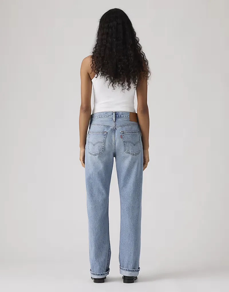 Джинсы Levi's 501 в стиле 90-х, светло-голубой деним