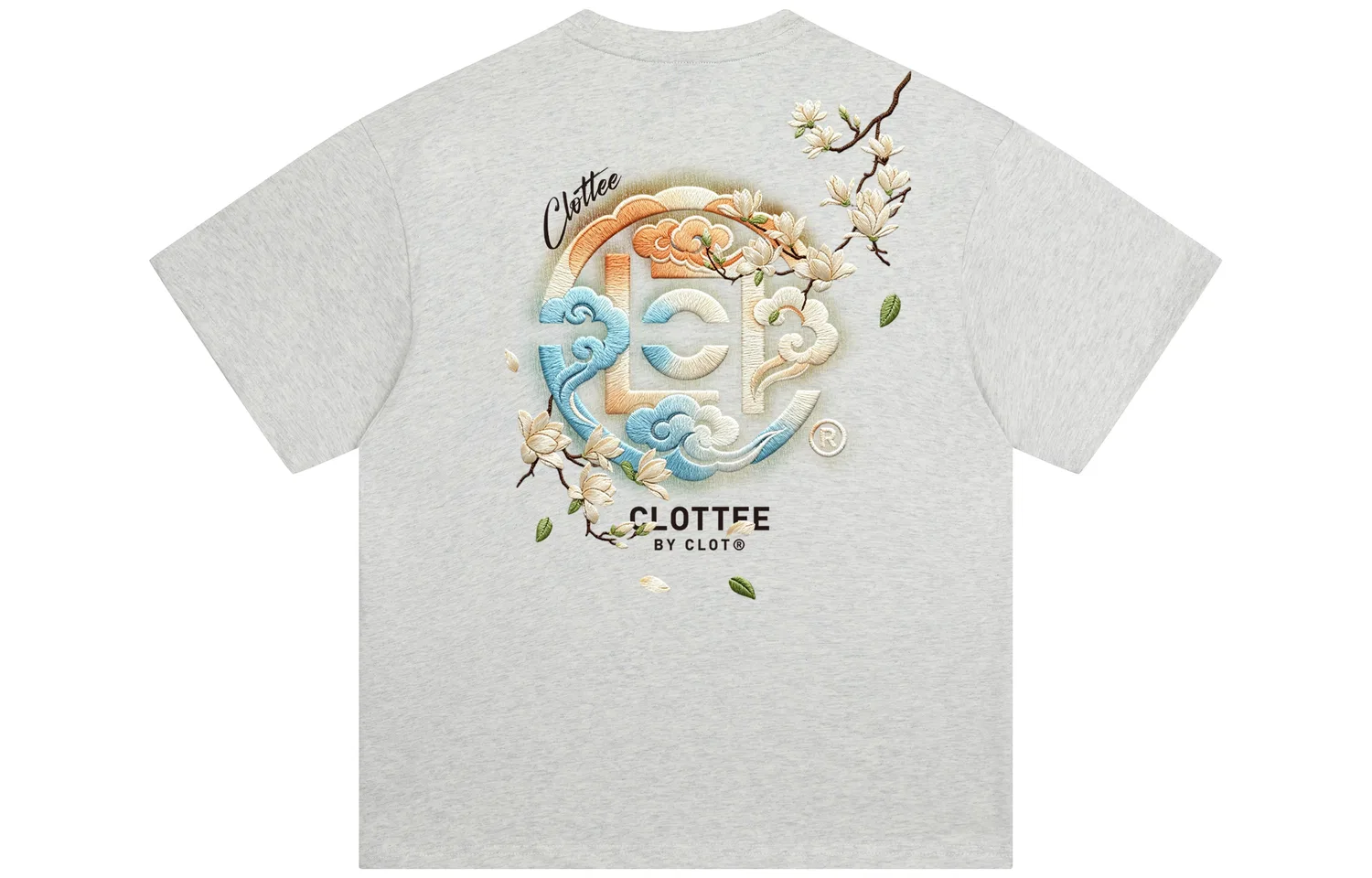 Детская футболка с круглым вырезом CLOT, Heather Gray
