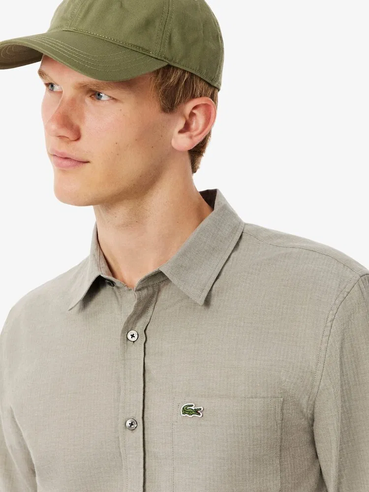Мужская фланелевая рубашка в елочку LACOSTE, CH8551-55N — фото 2