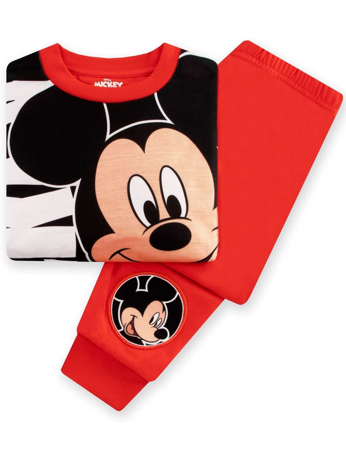 Пижама Mickey Mouse, длинная, бренд Character, красный — фото 2