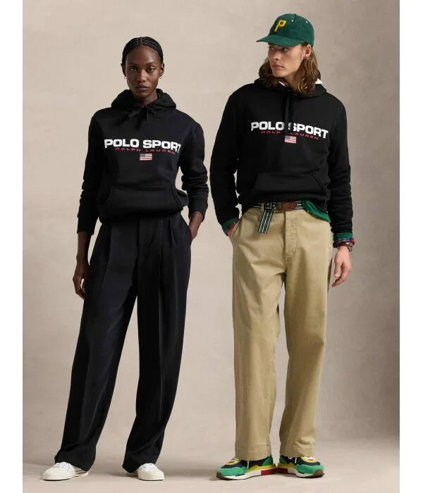 Мужская кофта с капюшоном Classic Fit Polo Ralph Lauren, черный — фото 2