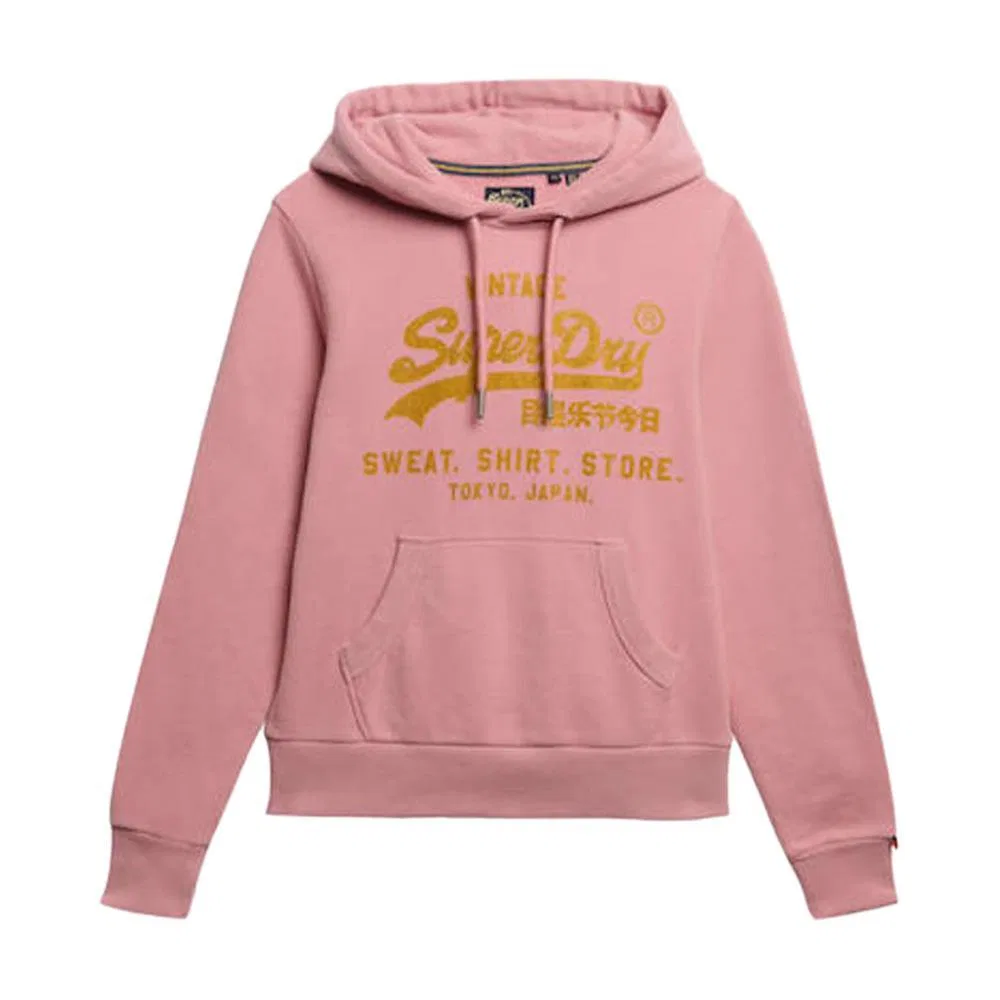 Женское худи Superdry с вышивкой, Роза — фото 2
