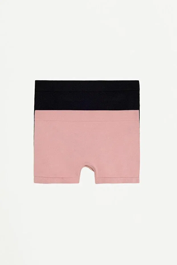 Детские боксеры для девочек без швов комплект 2 шт Lefties, Medium Pink