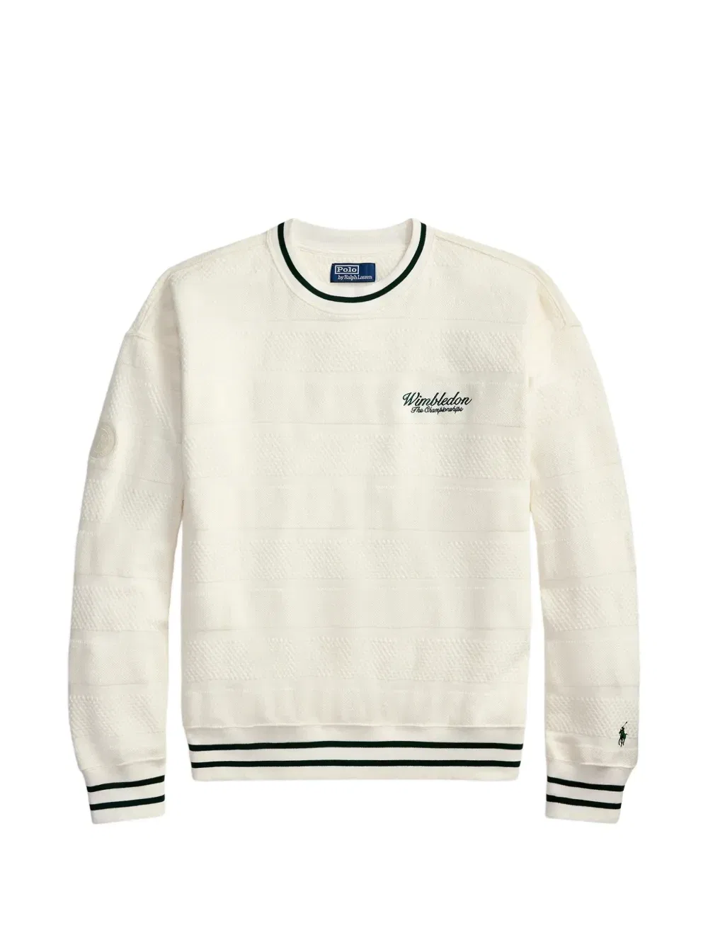 Толстовка Wimbledon с вышивкой Polo Ralph Lauren, бежевый