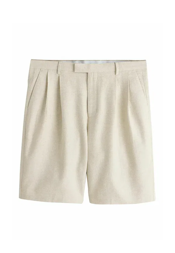 Шорты хлопковые Regular fit - textured chino shorts Next, sand, песочный — фото 4