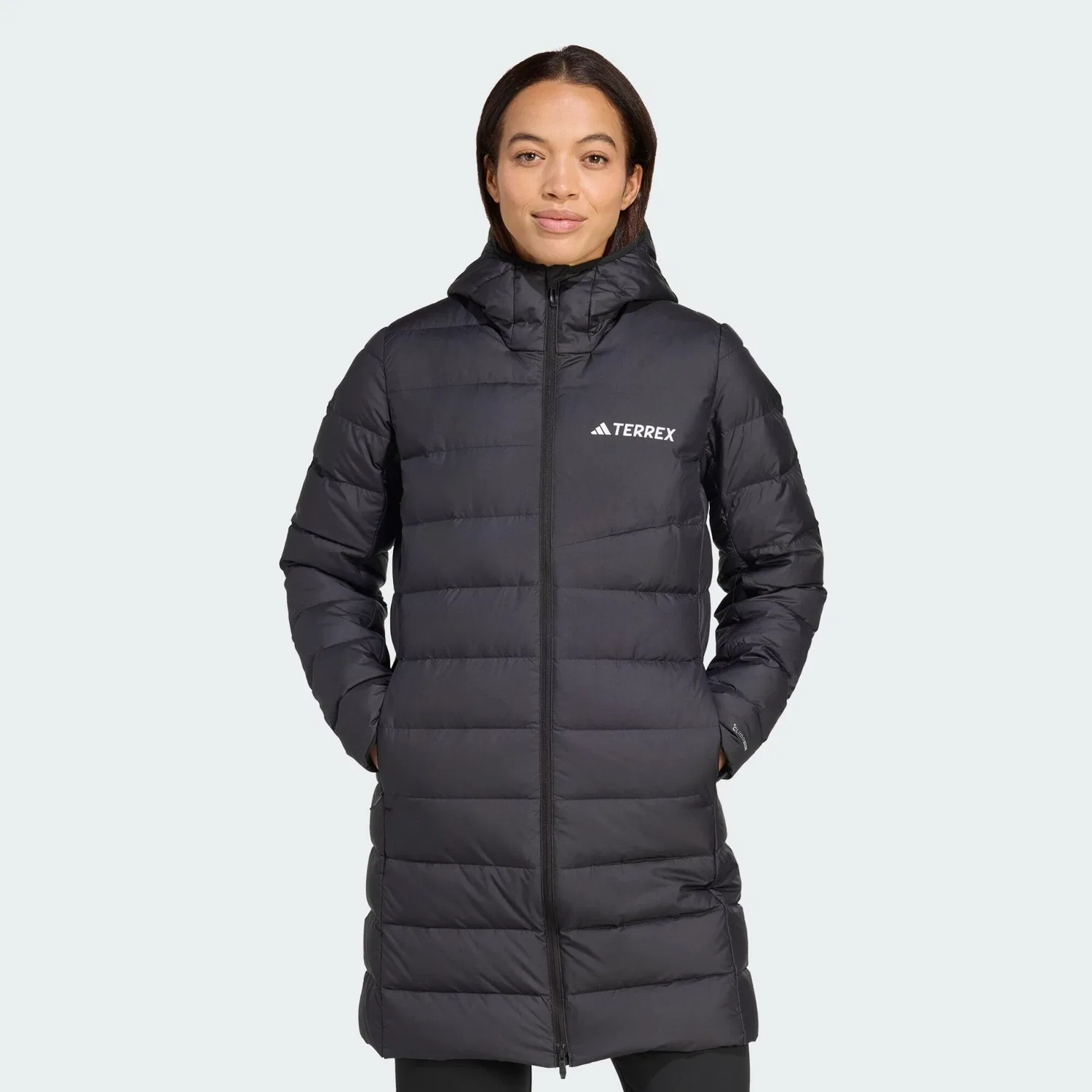 Мужская утепленная парка Terrex Multi Light Kapuzenparka 2.0 Adidas, Schwarz Weiss