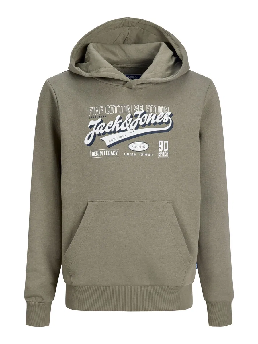 Детская толстовка цвета хаки Jack & Jones Junior