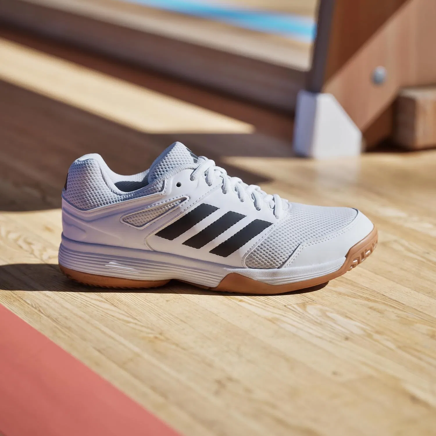 Детские кроссовки для мальчиков Speedcourt K adidas, Cloud White/Core Black/Eraser — фото 3